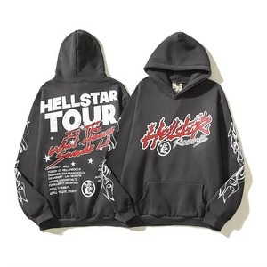 Sweat-shirt et sweat à capuche pour homme en molleton 100% français lourd avec impression personnalisée de logo d'anime, vêtement confortable et chaud à col - Product Image 3