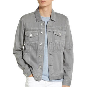 Chaqueta vaquera para hombre hecha a medida de gran tamaño más vendida Chaqueta vaquera para hombre de último diseño a precio barato - Product Image 1