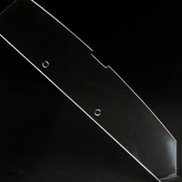 Feuille de PC transparente en polycarbonate personnalisée CNC fraisage coupe gravure pliage forage panneau lumineux feuilles de plastique