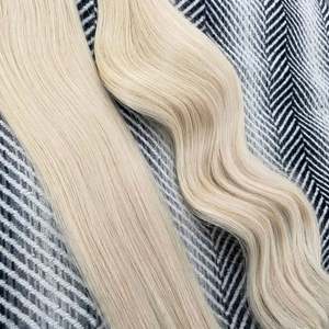 คลิปต่อผมสีบลอนด์มุก # ผมแท้บราซิลแบบเรมี่ 1001 เส้น  ตรงแบบธรรมชาติ - Product Image 4