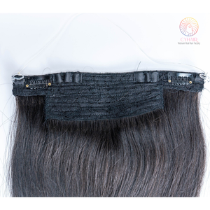 Cyhair venta al por mayor recto #2 Color vietnamita extensión de cabello crudo largo Natural marrón oscuro Halo extensiones de cabello para mujeres - Product Image 6