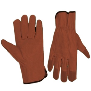 Premium Quality Cowhide Grain Leather Driving <b>Gloves</b> Heavy Duty Soft Comfortable Reflective Safety Clothing for Work Home Use - Product Image 3