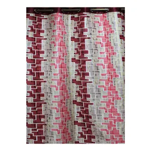 Cortinas de ventana de material mejor diseño personalizado logotipo personalizado respetuoso con el medio ambiente al por mayor - Product Image 4