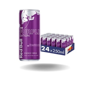 Enjoy RedBull Purple Edition Skogsbarssmak 24x250ml Flavored Energy Drink Premium <b>Sweet</b> Berry Taste Bulk Supply - Product Image 5