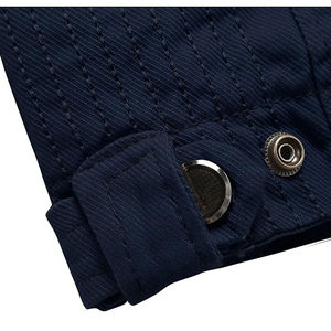 เสื้อแจ็กเก็ตผ้าใบบุนิ่มสำหรับผู้ชายกันน้ำมีซิปปิดระบายอากาศได้ดีครึ่ง - Product Image 3