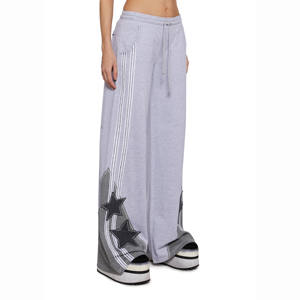 Pantalon de jogging décontracté pour homme en coton, coupe droite, taille mi-haute à double ceinture, imprimé personnalisé, léger, respirant, avec cordon de serrage - Product Image 3