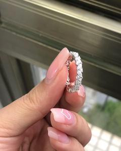 Nouveau bracelet en or blanc 14 carats pour femmes Dernier diamant rond fantaisie taille marquise cultivé en laboratoire certifié IGI pour les mariages - Product Image 4