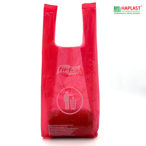 ODM กระเป๋าใส่เสื้อยืดสำหรับห่ออาหารและผักถุงพลาสติกทำจากผ้า HDPE กระเป๋าช้อปปิ้งแบบม้วน - Product Image 2