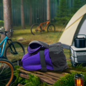 Bolso para bicicleta de lona personalizable hecho a mano de fábrica, estilo de vestido personalizado con función portátil para exteriores/acampada - Product Image 5