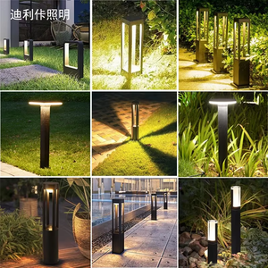 Luces solares impermeables chinas IP65 para césped para patio de cableado cuadrado de jardín y uso de paisaje al aire libre - Product Image 3