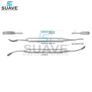 Limes osseuses chirurgicales dentaires en acier inoxydable Limes osseuses orthodontiques dentaires en acier inoxydable réutilisables par SUAVE SURGICAL INSTRUMENTS - Product Image 6