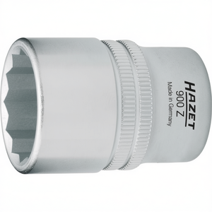 Hazet 1/2'' 12-Point Square <b>Socket</b> with Traction Profile and Knurling - Product Image 2