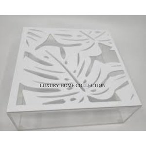 Caja de dulces con base acrílica metálica de diseño premium hecha a mano para un elegante almacenamiento festivo de dulces, regalos de boda de lujo de alta calidad - Product Image 2