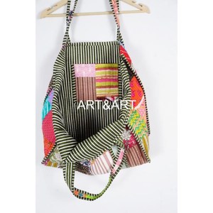 Làm bằng tay bông chắp vá hoa khối in Túi mua sắm lớn Túi mua sắm bông Tote Túi giá cả phải chăng quà tặng của phụ nữ cho cô ấy - Product Image 5