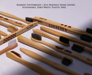 100% Eco-friendly Bamboo <b>Wooden</b> <b>Toothbrush</b> with Private Label BPA-Free Soft Bristle Orthodontic Charcoal <b>Toothbrush</b> - Product Image 4