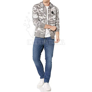 2022 Custom Zipper Hoodie Men Sweat Shirt Full Zip Up Hoodie <b>Jacket</b> Custom 100% Cotton/polyester Custom Color <b>Jacket</b> Winter - Product Image 3