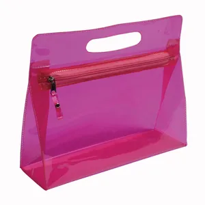 Borsa da Toilette Personalizzata in PVC Trasparente, Beauty Case per Gadget - Product Image 1