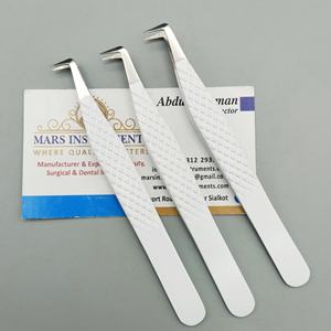 Nouvelles fournitures de cils Extension de cils pince à épiler Volume pince à épiler et isolation pince à cils pointes de fibre 90 degrés - Product Image 4