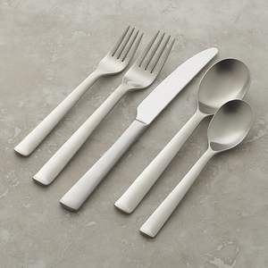 Silverware Big Discount Decorative Silver Luxury <b>Utensil</b> <b>Set</b> with Full Thick Round Design Handle <b>Utensil</b> Cutlery <b>Set</b> - Product Image 1