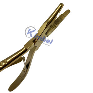 Alicates multifunción de alta calidad para extensiones de cabello en Plasma Gold Finish Herramientas de peinado de acero inoxidable - Product Image 2