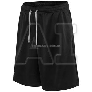 Pantalones cortos de gimnasio de entrenamiento informales elásticos para hombre al por mayor del fabricante, pantalones de chándal deportivos transpirables ecológicos, entrenamiento personalizado OEM - Product Image 5