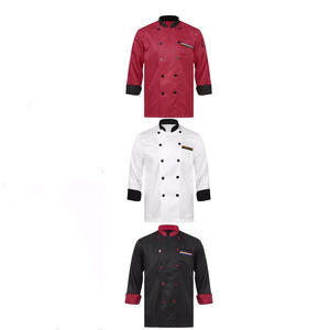 Abrigo de chef para mujer personalizado con estampado de algodón puro lavable fácil de usar de alta calidad con logotipo personalizado - Product Image 1