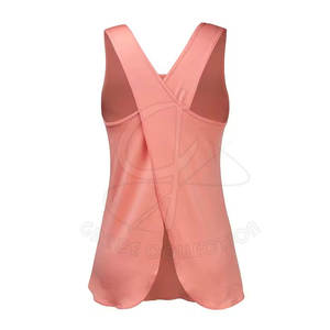 เสื้อกล้ามแห้งเร็วของผู้หญิงเสื้อออกกำลังกายแบบลำลองออกแบบได้ตามต้องการสำหรับออกกำลังกายและเล่นโยคะ - Product Image 3