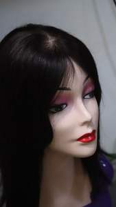 Perruque en Cheveux Humains avec Base en Soie - 20 Pouces - Cheveux Remy Indiens - 220g - Fabriqué en Inde - Product Image 3