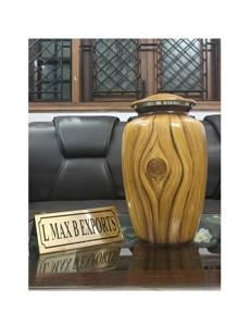 Urnas de cremación de Metal de diseño moderno de la mejor calidad, urnas conmemorativas de aluminio elegantes para cenizas de adultos, novedad superior, último diseño - Product Image 3