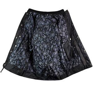 Gilet en cuir de moto léger de haute qualité pour hommes avec logo personnalisé respirant et fermeture à glissière à bas prix - Product Image 4