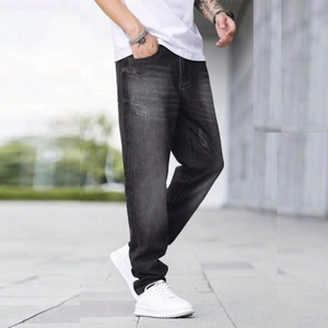 Factory Direct Sales Men's New Slim Straight <b>Tube</b> Casual Jeans Durable High Street Style for Autumn Spring Summer Hot Sales - Product Image 4