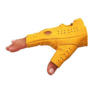 Best-Selling Winter <b>Fingerless</b> <b>Leather</b> <b>Gloves</b> New Design Fashionable Plain Style for Daily Use Sports Casual Driving - Product Image 4