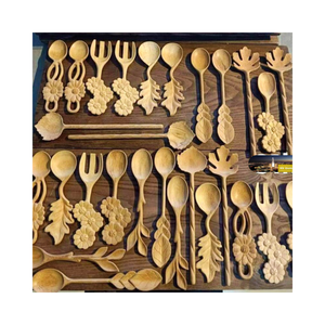 Cuchara de madera grande Utensilio de cocina Utensilios de cocina Utensilio de cocina de madera Inauguración DE LA CASA Regalo de boda - Product Image 6