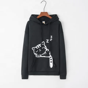 Premium Basics algodón mezclado para hombre recortado espuma Logo Sudadera con capucha con agarre lateral algodón sin cordón dobladillo esponjoso impreso cómodo - Product Image 1