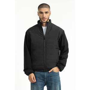 เสื้อแจ็คเก็ตพัฟเฟอร์สไตล์ลำลองสำหรับฤดูใบไม้ร่วง คอตั้ง กันน้ำ มีซิป ทรงปกติ ไซส์ XS รุ่น MN-JKT-WS25-121 - Product Image 4