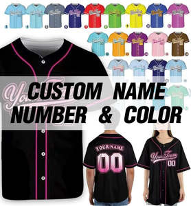 Uniforme de Béisbol Personalizado al por Mayor para Hombre, Jersey de Béisbol Juvenil Transpirable con Estampado Personalizado, Estilo Conjunto - Product Image 5