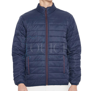 Chaqueta Acolchada con Cuello Alto y Logotipo Personalizado OEM, Chaqueta de Burbuja Ecológica, Impermeable, Transpirable, Más Vendida, Cálida, de Color Sólido en la Parte Delantera - Product Image 2