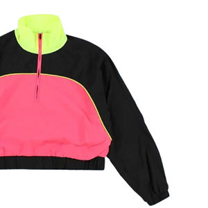 Chaqueta cortavientos Softshell con logotipo personalizado para mujer, Chaqueta de punto con cuello levantado de tela para exteriores de alta calidad para mujer, chaqueta de invierno para mujer - Product Image 4