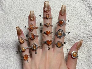 Anillo de Plata de Ley 925 con Piedra Solar Dorada de Múltiples Formas, Diseño Clásico y Moderno, Regalo de Boda, Aniversario y Cumpleaños para Mujer - Product Image 2