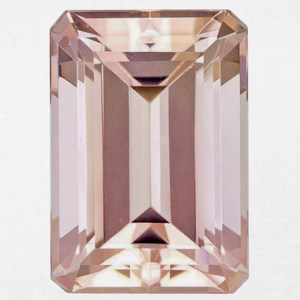 Morganite Octogone Cut Loose Gemstone Excellent Cut Calibré Pinkish-Peach Loose Gemstone For Beautiful Jewelry Making Use OEM - Product Image 3