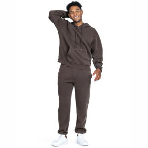 Conjunto Deportivo de 2 Piezas para Hombre, Ropa de Gimnasio y Yoga, Ropa Deportiva sin Costuras, Sudadera con Capucha, Chándal de Invierno para Unisex, Venta al Por Mayor 2025 - Product Image 2