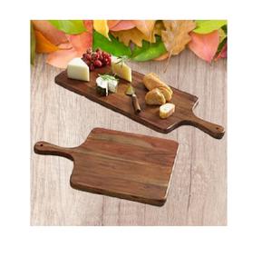 Planche à découper en bois faite à la main de différentes tailles et formes pour aliments et viande, prix de gros, plateau de service en bois grainé - Product Image 6