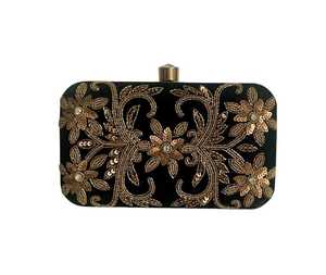 Sac à main transparent pour femmes, pochette de soirée, chaîne en or, fleur légère, artisanat personnalisé, Logo, Style, motif dame, vente en gros - Product Image 1