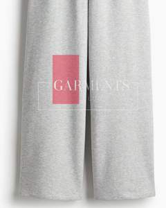 OEM Custom Men's Mid Waist Embroidered 100% Cotton Casual <b>Trousers</b> <b>Drawstring</b> Closure Eco-Friendly Waterproof Quick Dry Pants - Product Image 3