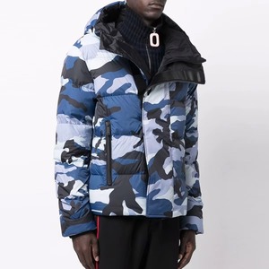 Vestes matelassées d'hiver pour hommes avec logo personnalisé en gros, vestes à bulles imprimées par sublimation avec processus de revêtement, fournisseur pakistanais - Product Image 1