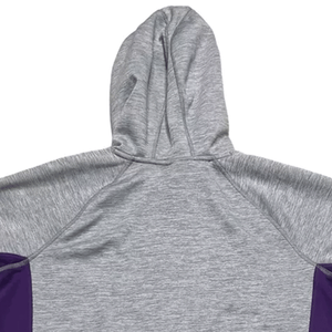 Women's Classic Grey & Navy Fleece <b>Pullover</b> Hoodie Breathable Cotton Blend Classic <b>Pullover</b> Hooded Sweatshirt Streetwear <b>Jumper</b> - Product Image 6