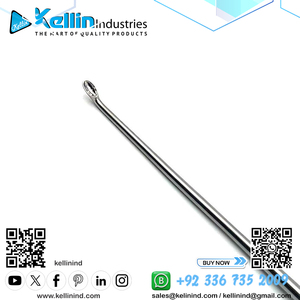 Juego de Curetas de Hueso de Epstein Curvas de 26 mm, Manuales, Fig 000000, Juego de 5 Piezas, Clase I, Certificación CE ISO 9001:2015 ISO 13485:2016, Uso General - Product Image 2