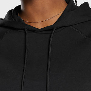 New Arrival <b>Women</b> Crop <b>Top</b> Hoodies 100% Cotton Long Sleeve High Quality Breathable <b>Women</b> cropped hoodies Clothing - Product Image 5