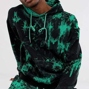 Sudaderas con capucha para hombre con logotipo personalizado y tinte completo, precio al por mayor, sublimación, última Sudadera con capucha de gran tamaño impresa en 3D de alta calidad - Product Image 5