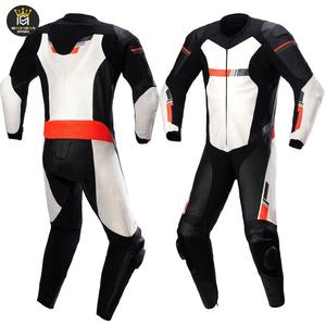 Combinaisons de moto en cuir entièrement personnalisées Combinaison de moto en cuir de vachette Combinaison de course sur mesure - Product Image 5